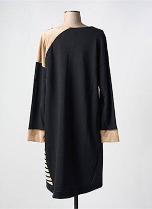 Rochie midi mâneci lungi mâneci lungi negru ELISA CAVALETTI femeie