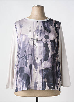 Tricou mâneci lungi mâneci lungi gri LE COMTE femeie