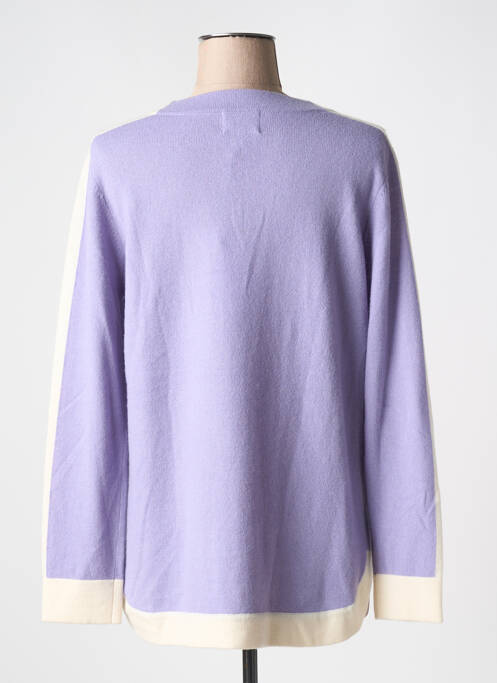 Pulover violet LEO & UGO femeie