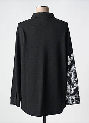 Cămașă țesătură crep mâneci lungi negru EVER SASSY femeie