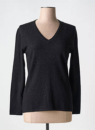 Pulover negru MARBLE femeie