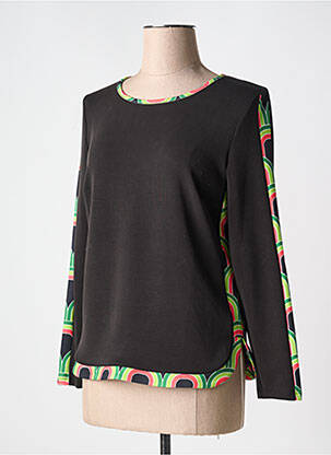Tricou mâneci lungi mâneci lungi negru MERI & ESCA femeie
