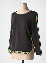 Tricou mâneci lungi mâneci lungi negru MERI & ESCA femme