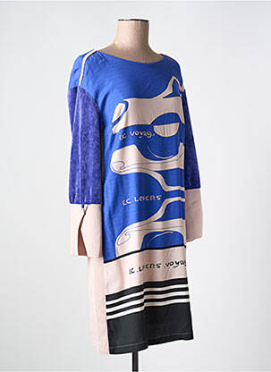 Rochie scurtă albastru ELISA CAVALETTI femeie