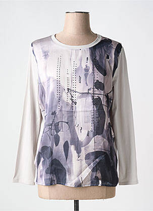 Tricou mâneci lungi mâneci lungi gri LE COMTE femeie