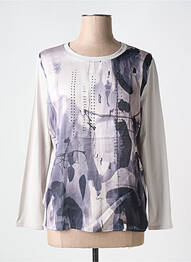 Tricou mâneci lungi mâneci lungi gri LE COMTE femme