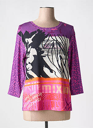Tricou mâneci 3/4 mâneci 3/4 violet TUZZI femeie