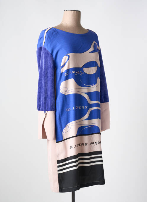 Rochie scurtă albastru ELISA CAVALETTI femeie