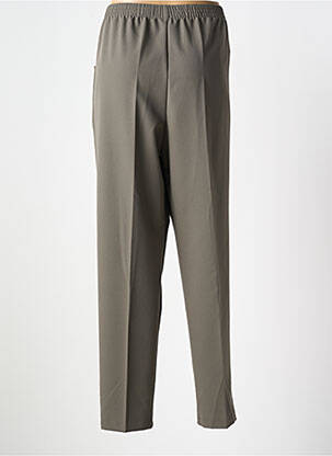 Pantalon drept țesătură crep mărime normală verde GRIFFON femeie