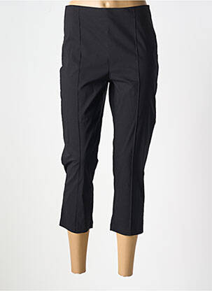 Pantalon trei sferturi talie înaltă talie înaltă negru EVER SASSY femeie