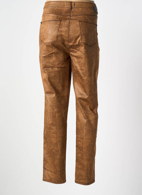 Pantalon slim maro EVA KAYAN femeie