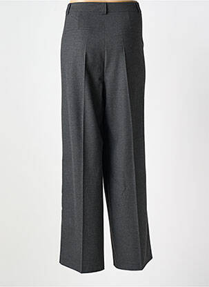 Pantalon larg talie cu cleme talie înaltă gri LE COMTE femeie