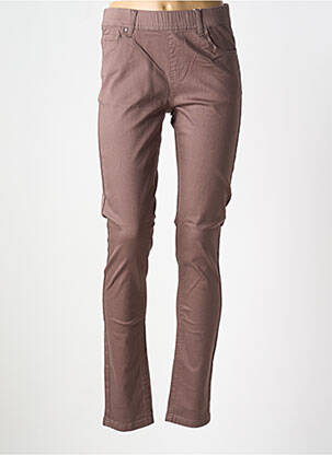 Jegging țesătură denim mărime normală maro GRIFFON femeie