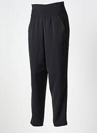 Pantalon drept țesătură crep talie înaltă negru MARC AUREL femme