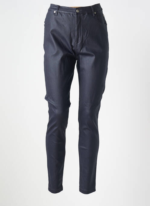 Pantalon slim albastru MARBLE femeie