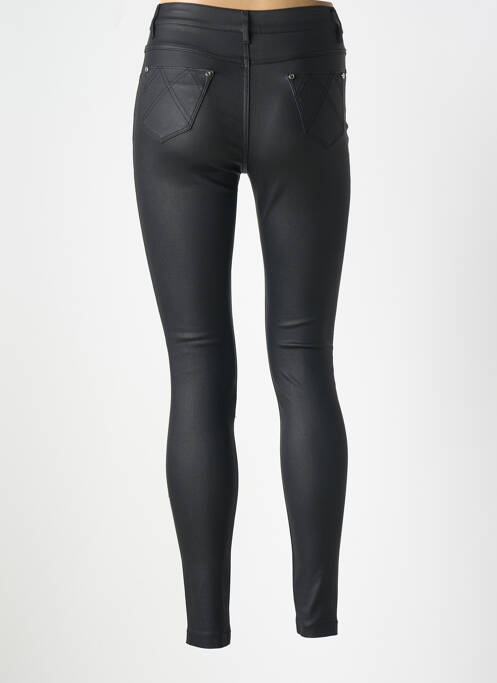 Pantalon slim negru MARBLE femeie