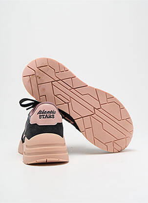 Adidași nubuc toc de 4 la 6 cm roz ATLANTIC STARS femeie