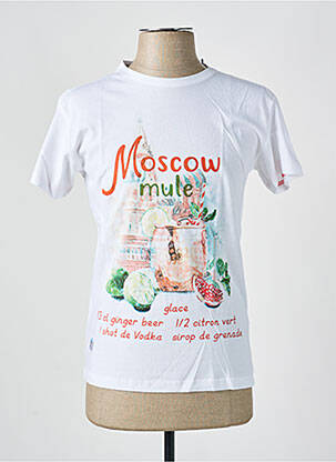 Tricou croială cambrată mâneci scurte alb EDWEEN PEARSON bărbat