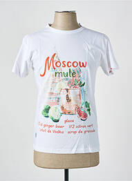 Tricou croială cambrată mâneci scurte alb EDWEEN PEARSON bărbat