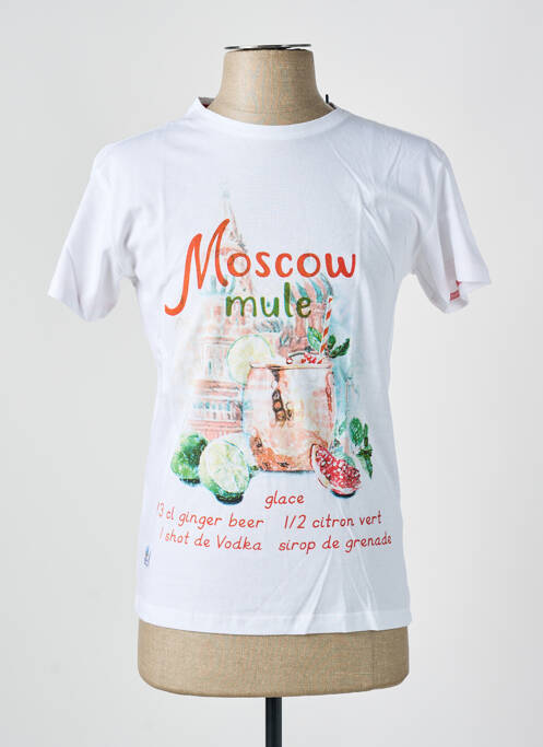 Tricou alb EDWEEN PEARSON bărbat