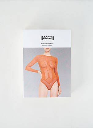 Body guler rotund mâneci lungi portocalie WOLFORD femeie
