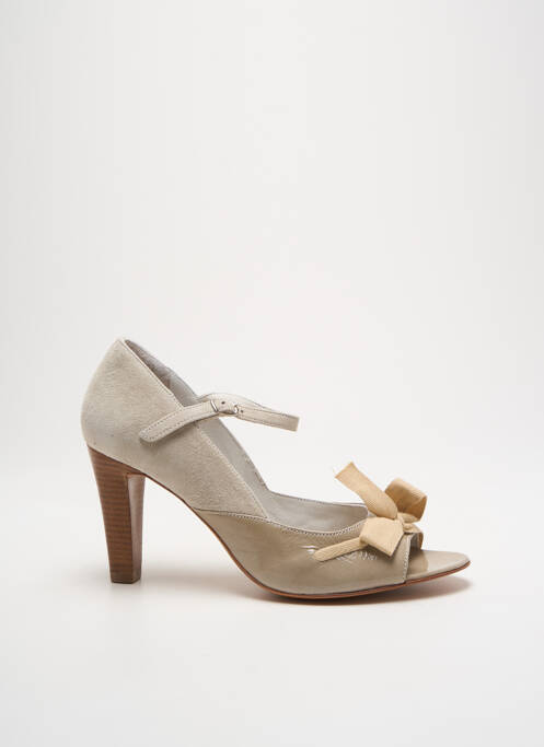 Pantofi cu toc gri REGARD femeie