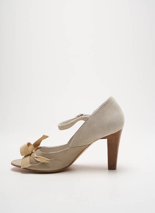 Pantofi cu toc gri REGARD femeie