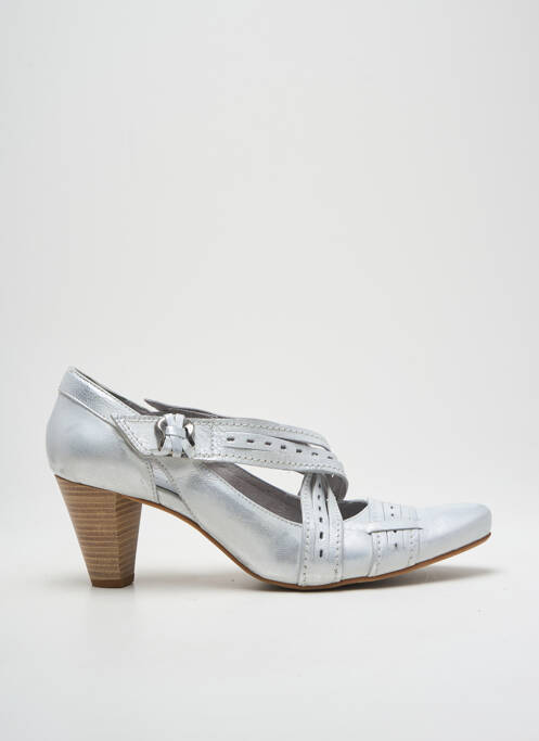 Pantofi cu toc argintiu CONNIVENCE femeie