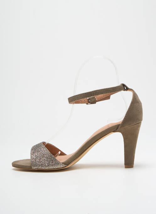 Sandale/Pantofi decupați verde VANESSA WU femeie