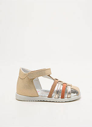 Sandale/Pantofi decupați auriu BOPY fată