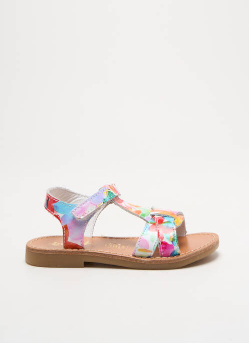 Sandale/Pantofi decupați alb BOPY fată