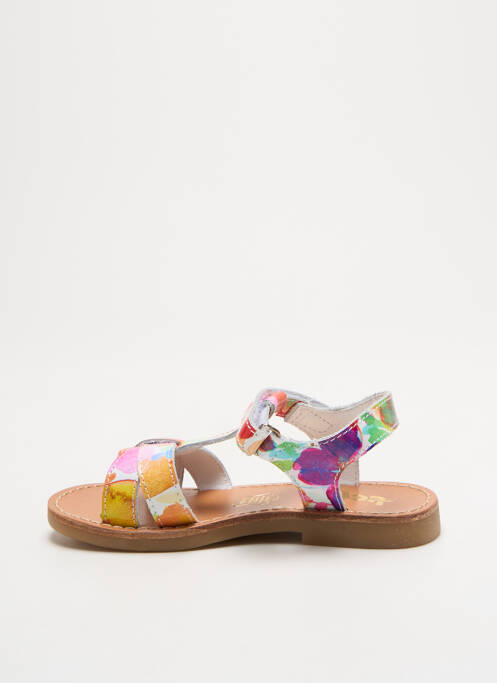 Sandale/Pantofi decupați alb BOPY fată