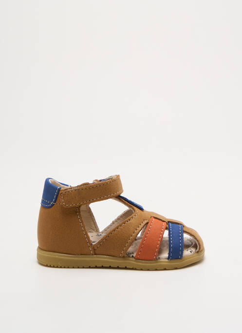 Sandale/Pantofi decupați maro BOPY băiat