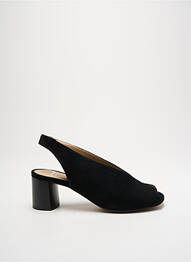 Sandale/pantofi decupați tip de talpă amortizantă toc de 4 la 6 cm negru PERLATO femme