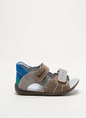 Sandale/Pantofi decupați albastru KICKERS băiat