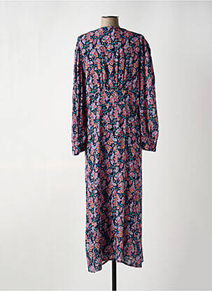 Rochie lungă mâneci lungi mâneci lungi albastru LA FEE MARABOUTEE femeie
