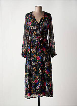 Rochie lungă negru LA FEE MARABOUTEE femeie