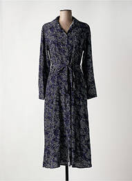 Rochie lungă mâneci lungi mâneci lungi albastru LA FEE MARABOUTEE femeie