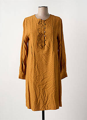 Rochie scurtă galben LA FEE MARABOUTEE femeie