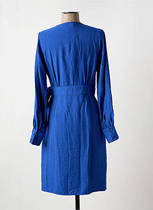 Rochie midi mâneci lungi mâneci lungi albastru LA FEE MARABOUTEE femeie