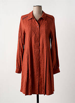 Rochie scurtă portocaliu LA FEE MARABOUTEE femeie