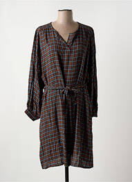 Rochie midi mâneci lungi mâneci lungi maro LA FEE MARABOUTEE femme