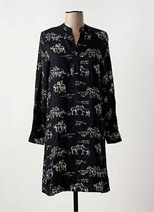 Rochie scurtă mâneci lungi mâneci lungi negru LA FEE MARABOUTEE femeie