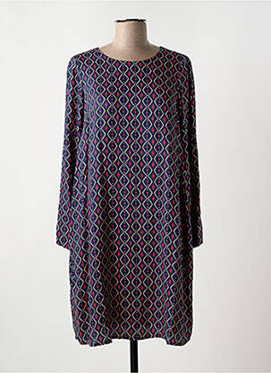 Rochie midi croială fluidă mâneci lungi albastru LA FEE MARABOUTEE femeie
