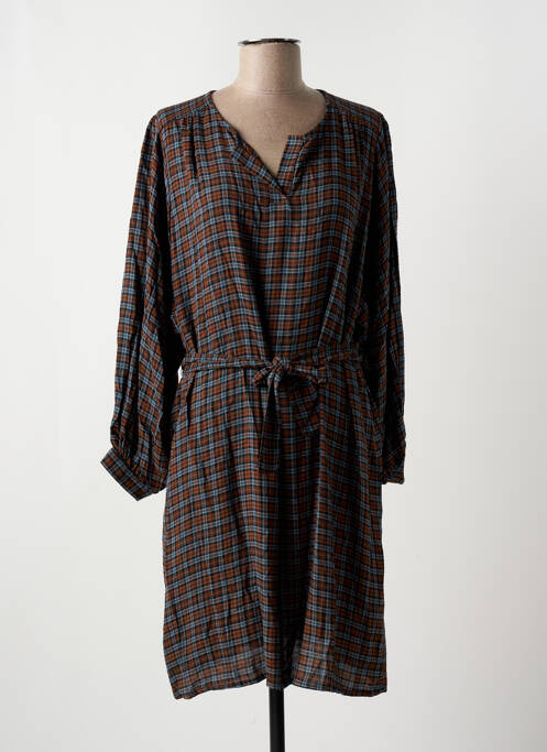 Rochie midi maro LA FEE MARABOUTEE femeie