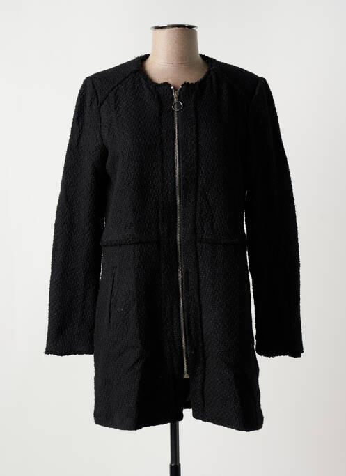 Palton lung negru J & W femeie