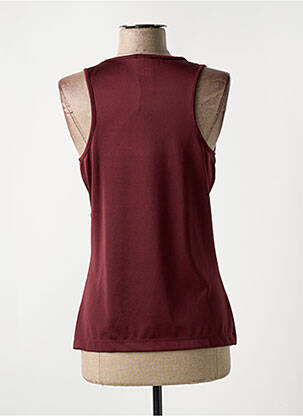 Top/caraco efect material satinat maro WOLFORD femeie
