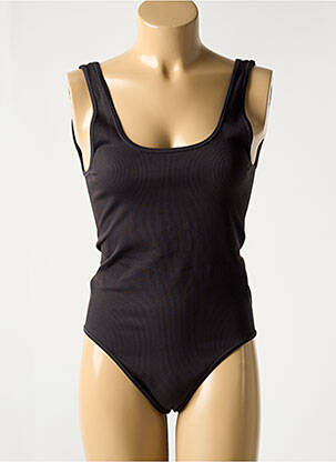 Body serigrafie bretele subțiri negru WOLFORD femeie