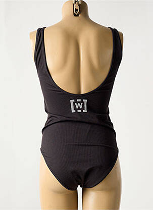 Body serigrafie bretele subțiri negru WOLFORD femeie