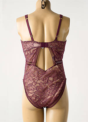 Body de lenjerie broderie violet WOLFORD femeie